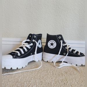 Converse Lugged bottom high top sneakers